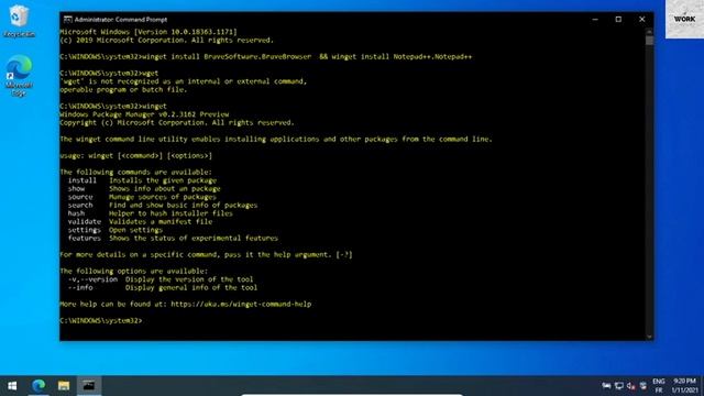 Install Windows applications from command-line like linux with WINGET смотреть онлайн