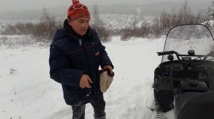 Снегоход СМ-001 Покатушки по первому снегу. Немного про Лончин 30.