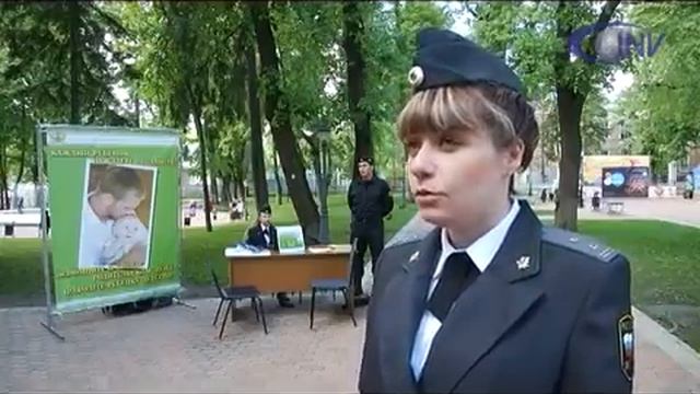 01.06.2017 Синв Калуга - Акция 'Заплати алименты детям' в Центральном парке Калуги