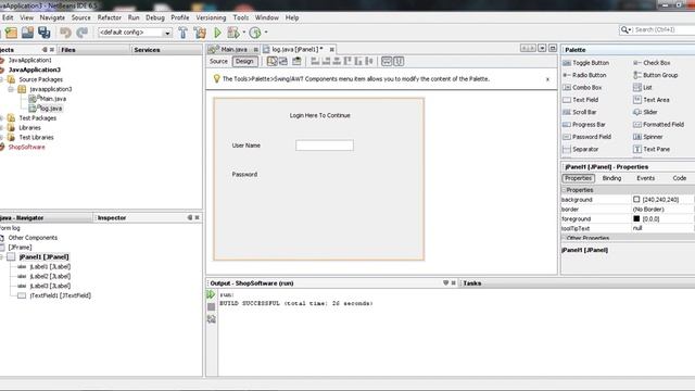How to make a login form in java using netbeans within 1 minute смотреть онлайн