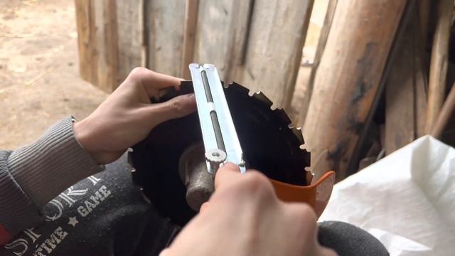 Заточка диска для кустореза Штиль ФС 460 С-ЕМ Filing Stihl WoodCut 225mm blade for Stihl FS 460 C-E