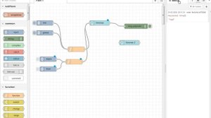Node-Red настройка WEB панели управления dashboard кнопка