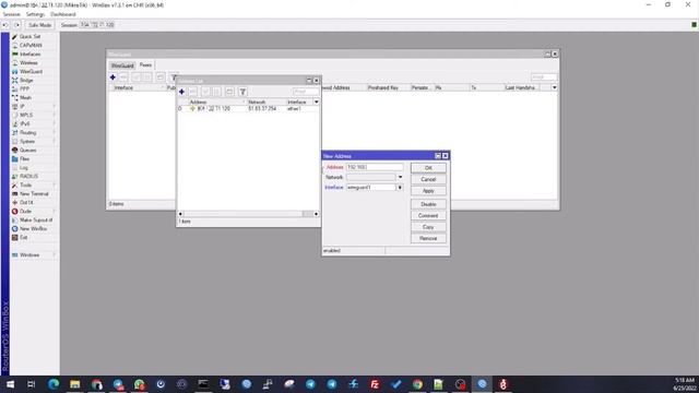 آموزش کانفیگ وایرگارد روی سرور میکروتیک و کلاینت ویندوز смотреть онлайн