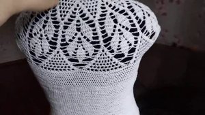 Летняя кофточка вязаная крючком ,пряжа хлопок