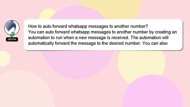 How to auto forward whatsapp messages to another number? смотреть онлайн