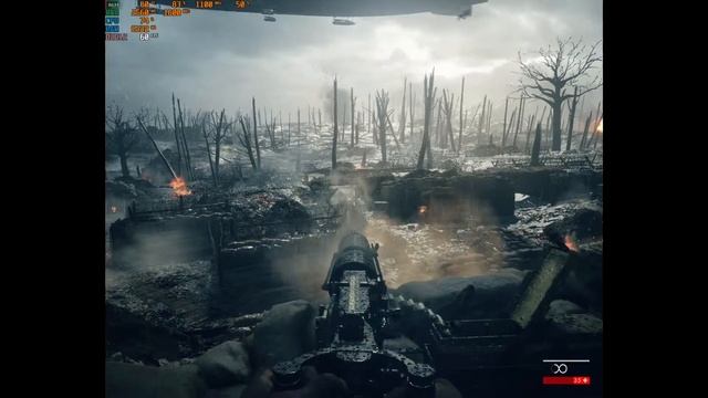 Battlefield 1 (DX12). Тест графики на Radeon 280X (7970). смотреть онлайн