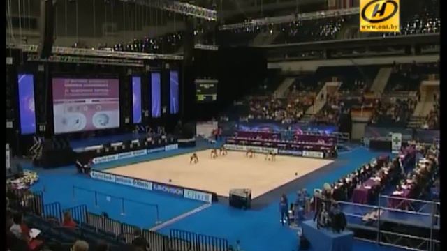 В Минск-Арене открывается 31-й чемпионат Европы по художественной гимнастике