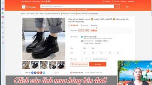 Giày bốt nữ Martin cao cổ giá rẻ nhất trên Shopee, Lazada, Tiki, Sendo