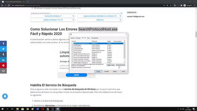 🔨🤔 Como SOLUCIONAR ERRORES De SEARCHPROTOCOLHOST.EXE | FÁCIL y RÁPIDO смотреть онлайн