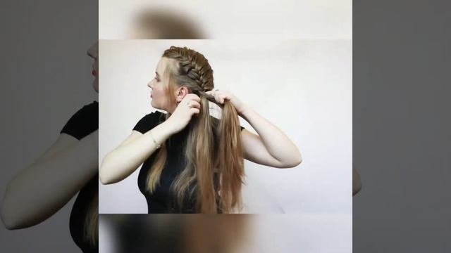 Рибий хвост . Сама себе мастер. Быстрые прически себе