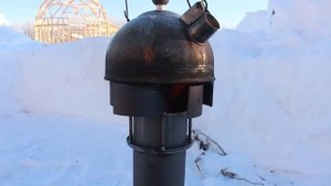 Улучшенная ракетная печь. Improved rocket stove