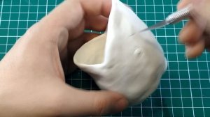 Диорама с Акулой и подводной лодкой. Эпоксидная смола.