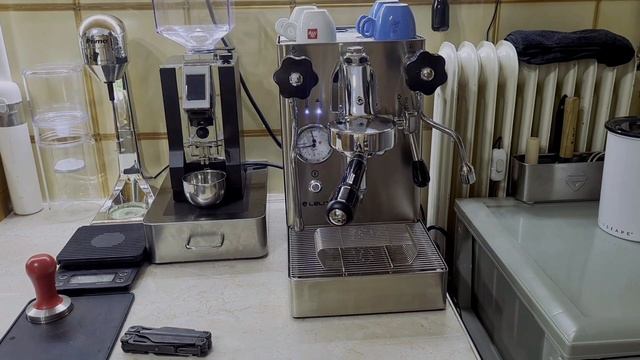 Geisha Colombia και Lelit Mara X (ρύθμιση 7Bar) -how to set lelit Mara x to lower bars pressure. смотреть онлайн