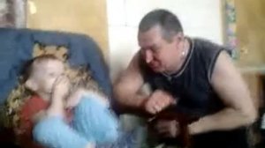 Внук наказал дедушку )))