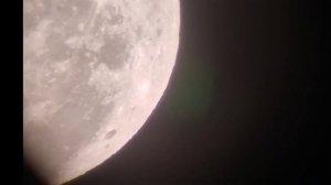 Astronomy - The moon - Celestron Powerseeker 60AZ - better video