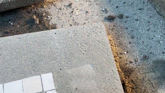 Часть 2. Шлифовка смальтобетонных плит различными шлифовальными кругами.
