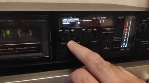 Kenwood kx -1100g. Топовая кассетная дека!