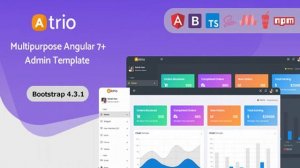 Atrio - Angular 7 Multipurpose Admin Dashboard Template | Themeforest Website Templates and Themes