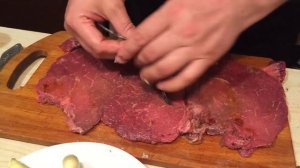 Пробуем бюджетный Ромштекс, из мраморной говядины от Мираторга. Отбивная из мраморной говядины.