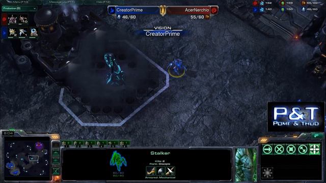 (HD508) CreatorPrime vs AcerNerchio - PvZ - Starcraft 2 Replay [FR] смотреть онлайн