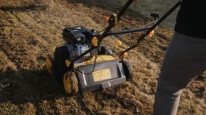 Как сделать идеальный газон. Бензиновый скарификатор-аэратор Huter GSA-7,0