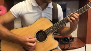 КРУТАЯ МЕЛОДИЯ НА АКУСТИЧЕСКОЙ ГИТАРЕ // Cool melody on acoustic guitar