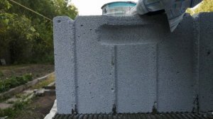 Строю баню из газоблока. Кладка стен завершена! Баня 5 на 6
