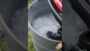 Лодочный мотор Hangkai 6.5 после 30 мин обкатки.