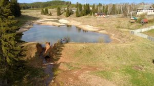 Село Якшур-Бодья с воздуха/Удмуртская республика