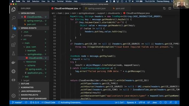 Processing CloudEvents with Spring and Knative смотреть онлайн