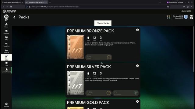 COMO ABRIR SOBRES DESDE LA WEB APP EN EA SPORTS FC 24 (TUTORIAL) смотреть онлайн
