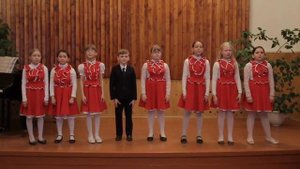 Песенка о солнышке, радуге и радости. Вокальный ансамбль младших классов