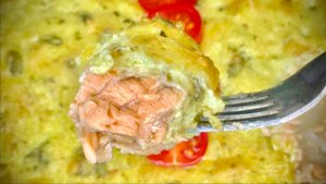 Лосось в сырной шубе с тыквенными семечками ?