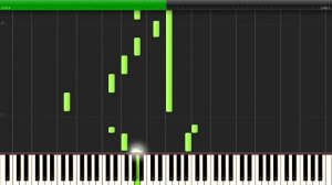 Падал прошлогодний снег / Synthesia / урок