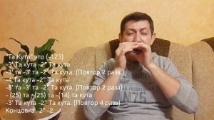 Сложный блюзовый рифф для губной гармошки Урок №39.Blues riff for the harmonica Lesson №39