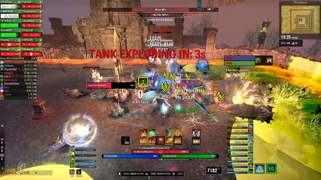 ESO Rockgrove Flame Herald Bahsei HM 4'34''-The Toxic - Z'en DK POV - Z'en Addon Definitely Lagging смотреть онлайн