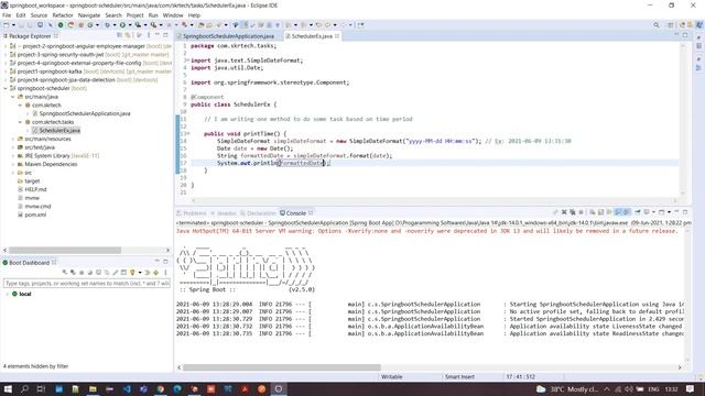 SpringBoot-Scheduling Tasks смотреть онлайн