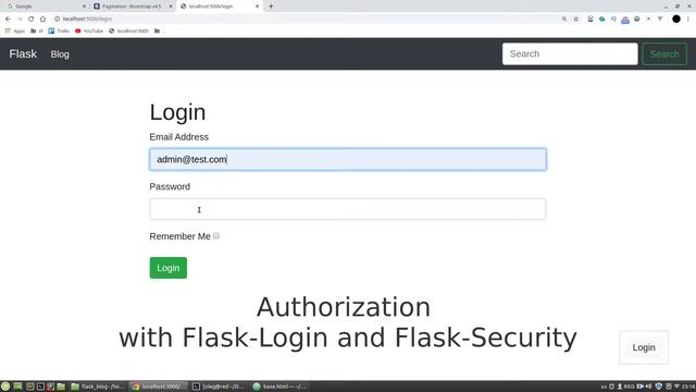 Python Flask Tutorial #0: the Demo of the blog build with Flask | Flask crash course for beginners