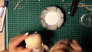 Грунтовка текстильной куклы .