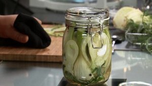 Маринованный фенхель с тархуном
