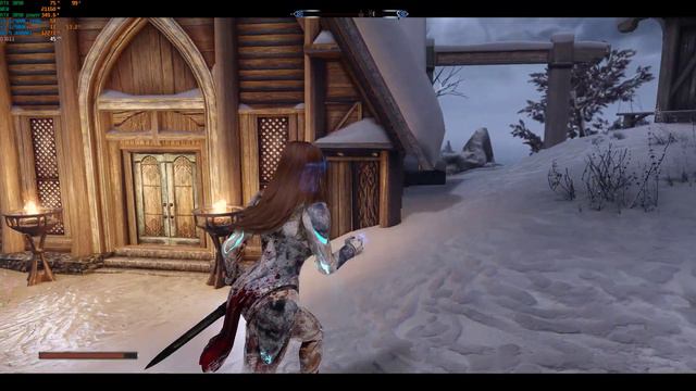 Skyrim SE 2021, Dragonborn DLC, Amazing graphics. смотреть онлайн