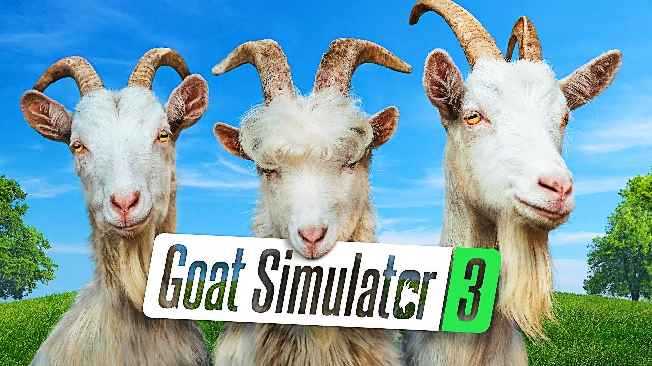 Смотрим всякие игры. Сегодня мы три козла 🐐🐐🐐 Goat Simulator 3 ✈️ТГ:  @SHeremetick5