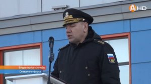 В Мурманском Нахимовском военно морском училище состоялась церемония посвящения в нахимовцы ребят з