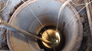 Дренажный колодец. Работы спустя неделю.