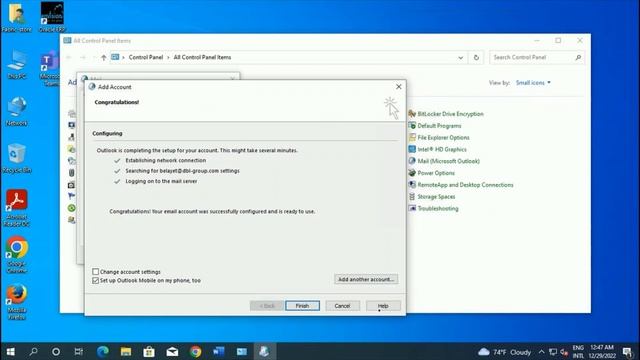 Outlook Configurations Microsoft Exchange Server 2021/2019/2016 | Windows 10 смотреть онлайн