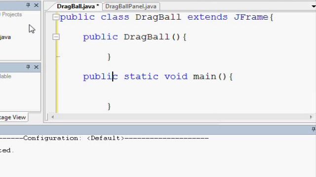 Drag a ball in java - part 1/4 adding the panel to the frame смотреть онлайн