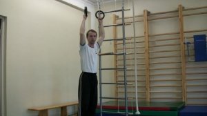 Перевороты на гимнастических кольцах