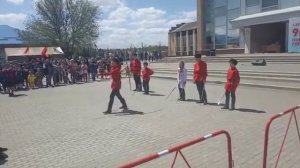 фланкеровка шашкой Курсавка коллектив "Казачья Слава"