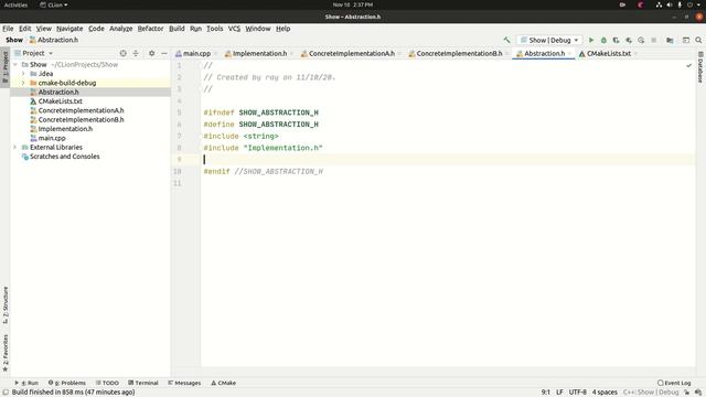 Bridge Design Pattern using C++ смотреть онлайн