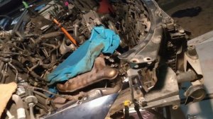 Ремонт двигателя Ауди А4 мотор ALT #3 снятие ГБЦ